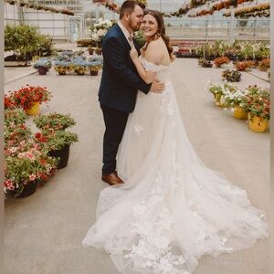 Floral Wedding Dress